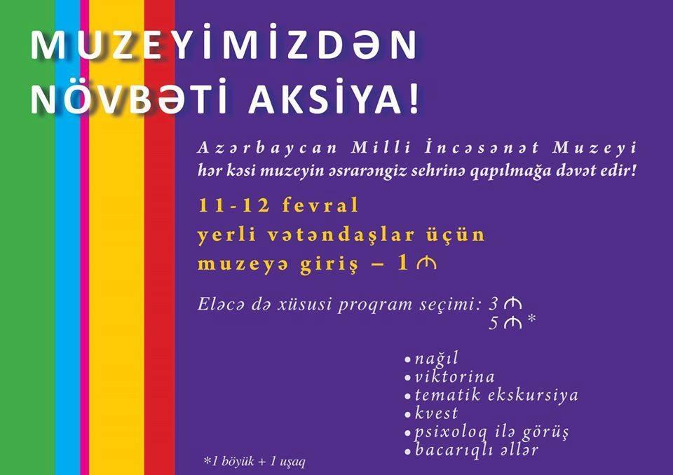 İncəsənət Muzeyindən növbəti AKSİYA