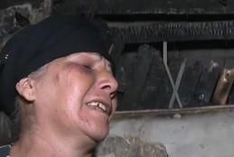 Ana və 2 azyaşlı uşağın diri-diri yandığı evdən dəhşətli görüntülər - VİDEO