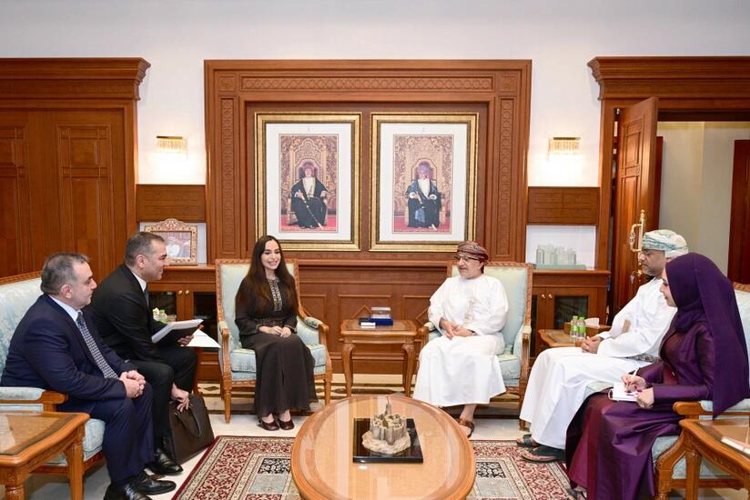 Leyla Aliyeva meets with Omani officials
